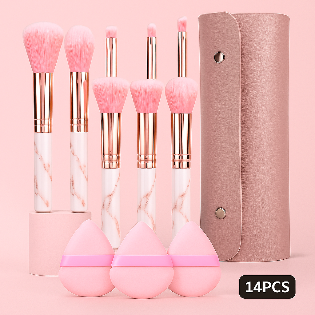 14-Piece Brush Set with Case
